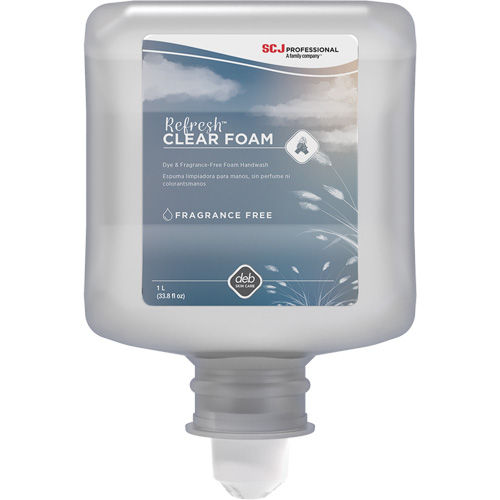 Savon transparent pour les mains Refresh, Mousse, 1 L, Sans parfum St. Lawrence Industrial & Safety Supply