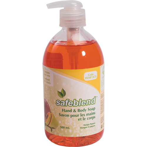 Savon pour les mains & le corps, 500 ml, Mangue papaye, Bouteille St. Lawrence Industrial & Safety Supply