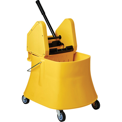 Champ Bucket & Wringer Combo, Down Press, 7.5 US Gal. (30 Quarts), Yellow St. Lawrence Industrial & Safety Supply