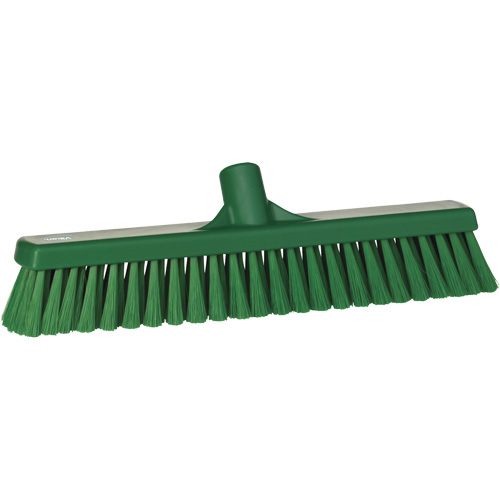 T&ecirc;te de balai-brosse pour petites particules, Crins Fin, 16-1/2", Polyester, Vert St. Lawrence Industrial & Safety Supply
