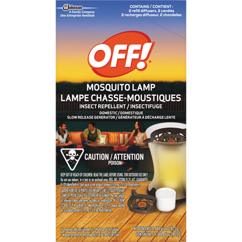 OFF! PowerPad&reg; Mosquito Repellent Lamp Refills, DEET Free, Refill, 1.644 g St. Lawrence Industrial & Safety Supply