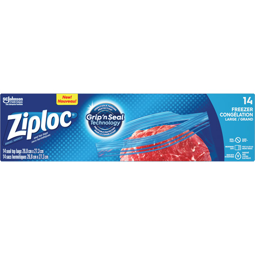 Sacs de cong&eacute;lation Ziploc St. Lawrence Industrial & Safety Supply