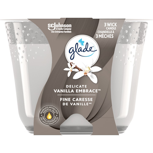 Glade&reg; 3-Wick Candle, Delicate Vanilla Embrace St. Lawrence Industrial & Safety Supply