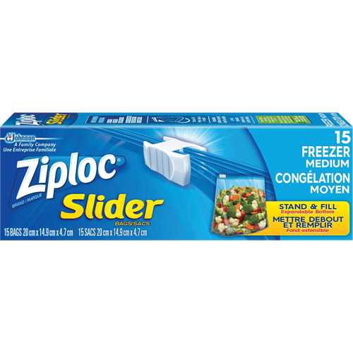 Ziploc&reg; Slider Freezer Bags St. Lawrence Industrial & Safety Supply