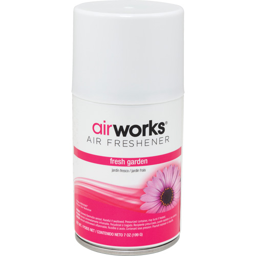 AirWorks&reg; Metered Air Fresheners, Fresh Garden, Aerosol Can St. Lawrence Industrial & Safety Supply
