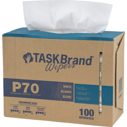 TaskBrand&reg; P70 Premium Series Wipers, Heavy-Duty, 16-3/4" L x 8-1/4" W St. Lawrence Industrial & Safety Supply