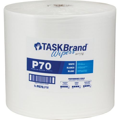 TaskBrand&reg; P70 Premium Series Wipers, Heavy-Duty, 13" L x 12" W St. Lawrence Industrial & Safety Supply