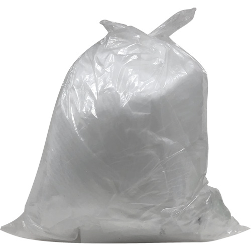 Industrial Garbage Bags, Strong, 26" W x 36" L, 0.9 mils, Clear, 45 L (12 Gal.) Capacity St. Lawrence Industrial & Safety Supply