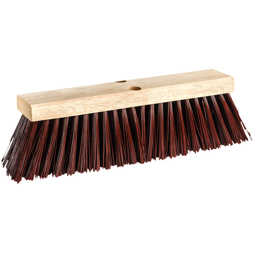 Street Push Broom, 14", X-Coarse, Polypropylene Bristles St. Lawrence Industrial & Safety Supply