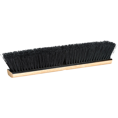 Push Broom Head, 18", Medium, PVC/Tampico Bristles St. Lawrence Industrial & Safety Supply