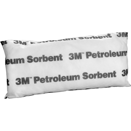 Petroleum Sorbent Mini-Pillow, Oil Only, 15" L x 7" W, 12.7 gal Absorbency/Pkg. St. Lawrence Industrial & Safety Supply