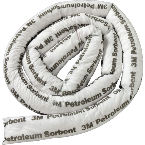 Petroleum Sorbent Mini-Boom, Oil Only, 1' L x 3" W, 15.7 gal Absorbancy St. Lawrence Industrial & Safety Supply