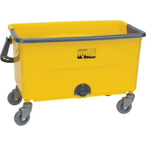 Microfibre Mop Bucket & Wringer, Strainer, 11 US Gal. (44 Quart), Yellow St. Lawrence Industrial & Safety Supply