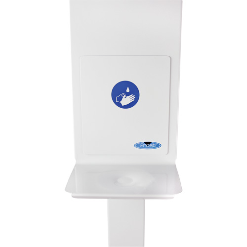 Support universel pour distributeur de d&eacute;sinfectant pour les mains St. Lawrence Industrial & Safety Supply