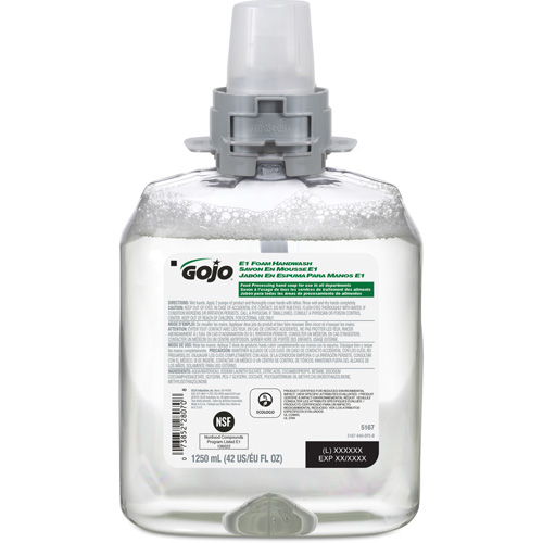 Savon pour les mains FMX-12 E1, Mousse, 1250 ml, Sans parfum St. Lawrence Industrial & Safety Supply