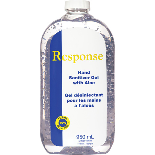 Gel d&eacute;sinfectant pour les mains &agrave; l'alo&egrave;s Response, 950 ml, Recharge, 70 % alcool St. Lawrence Industrial & Safety Supply