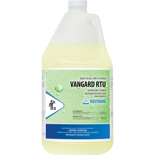 Vangard Ready-to-Use Disinfectant, 4 L, Jug St. Lawrence Industrial & Safety Supply