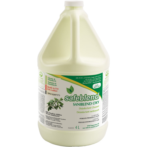 OXY Peppermint Oil Disinfectant Cleaner, 4 L, Jug St. Lawrence Industrial & Safety Supply