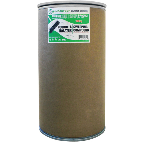 Compos&eacute; de balayage Pine Sweep Dust Buster, Baril, 220,46 lb (100 kg) St. Lawrence Industrial & Safety Supply