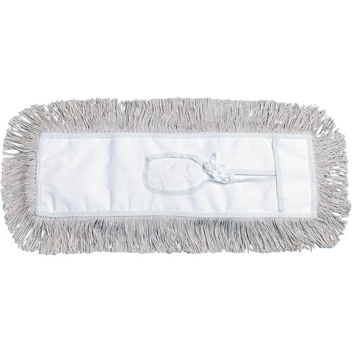 Dust Mop, Tie-On Style, Cotton, 60" L x 5" W St. Lawrence Industrial & Safety Supply