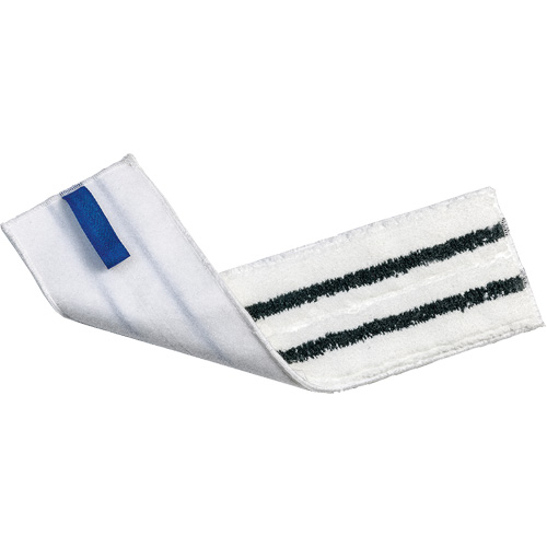 Tampon vadrouille &agrave; laver, R&eacute;cureur, Microfibre, 4-1/2" x 24" St. Lawrence Industrial & Safety Supply