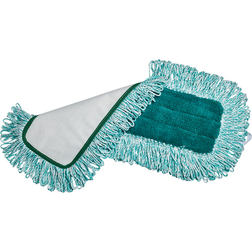 Tampon sec &agrave; frange, Style Boucles et crochets, Microfibre/Polyester, 36" lo x 5-3/4" la St. Lawrence Industrial & Safety Supply