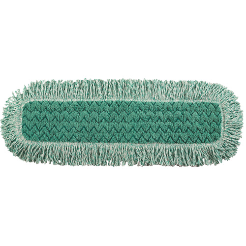 Hygen Fringed Dust Pad, Hook and Loop Style, Microfibre, 27-1/2" L x 9" W St. Lawrence Industrial & Safety Supply