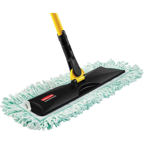 Hygen Fringed Dust Pad, Hook and Loop Style, Microfibre, 27-1/2" L x 9" W St. Lawrence Industrial & Safety Supply
