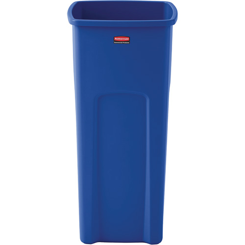 Conteneur de recyclage carr&eacute; Untouchable, Vrac, Plastique, 23 gal. US St. Lawrence Industrial & Safety Supply