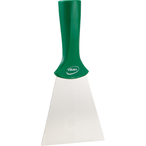 Grattoir en acier inoxydable avec poign&eacute;e montable sur manche, Vert, 4" la x 8" lo St. Lawrence Industrial & Safety Supply