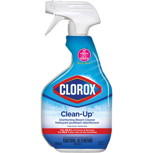 Nettoyant javellisant d&eacute;sinfectant Clean-Up en vaporisateur, 946 ml, Bouteille &agrave; g&acirc;chette St. Lawrence Industrial & Safety Supply