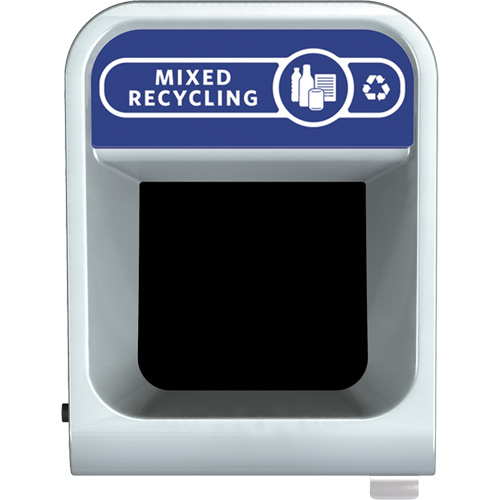 Conteneur pour d&eacute;chets de recyclage m&eacute;lang&eacute;s Configure, Vrac, Acier, 45 gal. US St. Lawrence Industrial & Safety Supply