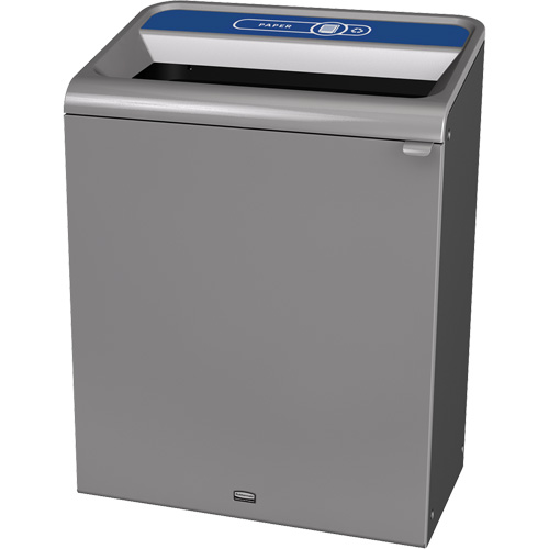 Configure Paper Waste Container, Bulk/Curbside/Deskside, Steel, 45 US gal. St. Lawrence Industrial & Safety Supply