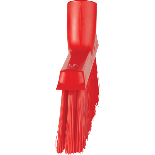 Balai biseaut&eacute; avec pas de vis inclin&eacute;, Crins Moyen, 10", Polyester, Rouge St. Lawrence Industrial & Safety Supply