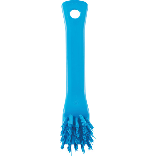 Brosse avec rebord grattoir, Soies Ferme, Longueur de 6", Bleu St. Lawrence Industrial & Safety Supply