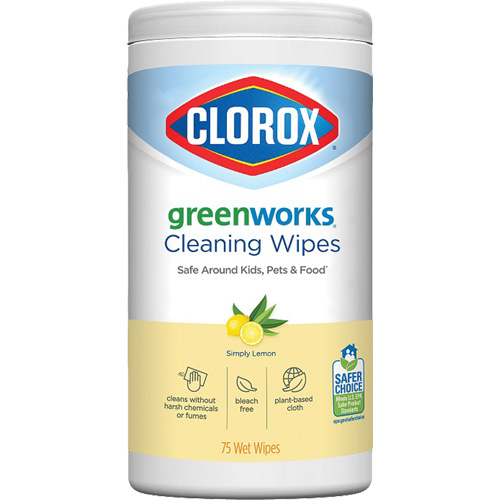 Lingettes nettoyantes GreenWorks, 75 lingettes St. Lawrence Industrial & Safety Supply