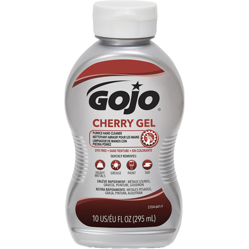 Nettoyant &agrave; mains, Gel/Pierre ponce, 295,74 ml, Bouteille, Cerise St. Lawrence Industrial & Safety Supply