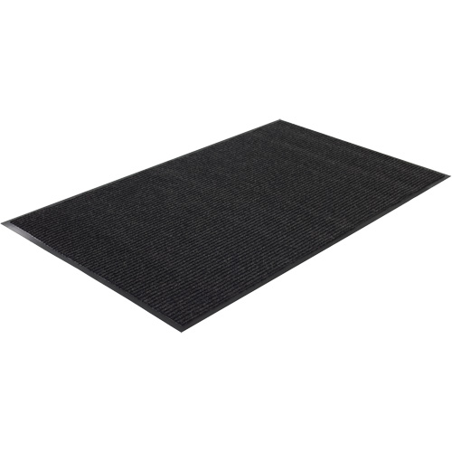 Twin Rib Matting, Wiper/Scraper, 2' x 3' x 1/4", Charcoal St. Lawrence Industrial & Safety Supply