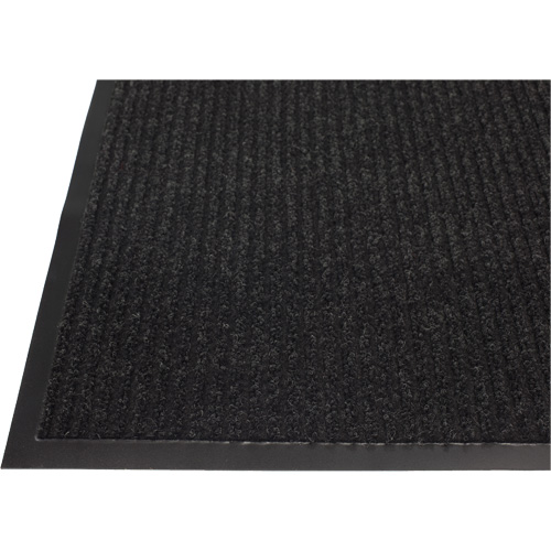 Twin Rib Matting, Wiper/Scraper, 2' x 3' x 1/4", Charcoal St. Lawrence Industrial & Safety Supply