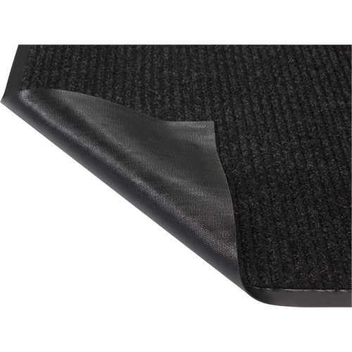 Twin Rib Matting, Wiper/Scraper, 2' x 3' x 1/4", Charcoal St. Lawrence Industrial & Safety Supply