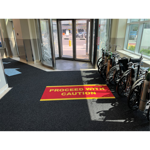 Supreme Knob Entrance Matting, Wiper/Scraper, 3-1/2' x 6' x 7/16", Charcoal St. Lawrence Industrial & Safety Supply