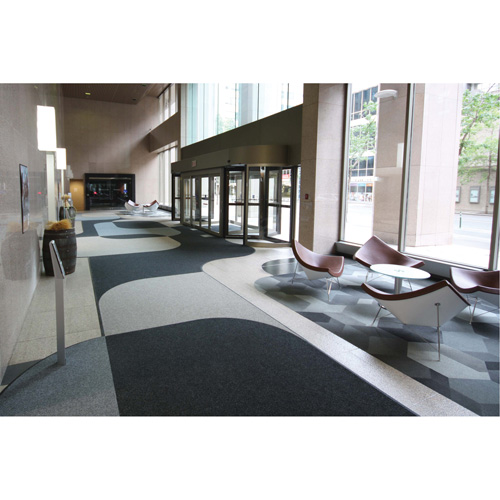 Supreme Knob Entrance Matting, Wiper/Scraper, 3-1/2' x 6' x 7/16", Charcoal St. Lawrence Industrial & Safety Supply