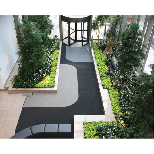 Supreme Knob Entrance Matting, Wiper/Scraper, 3-1/2' x 6' x 7/16", Charcoal St. Lawrence Industrial & Safety Supply