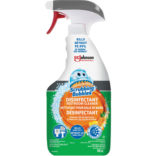 Scrubbing Bubbles&reg; Disinfecting Restroom Cleaner, 32 oz., Trigger Bottle St. Lawrence Industrial & Safety Supply