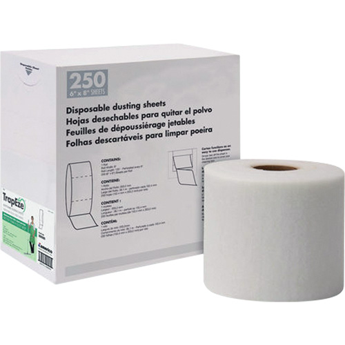 TrapEze&reg; Single Roll Disposable Dusting Sheets, Polyester, White St. Lawrence Industrial & Safety Supply
