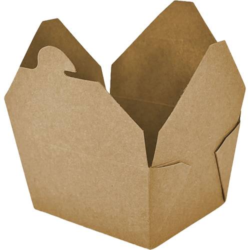 Contenants pour aliments &agrave; emporter Kraft, Ondul&eacute;, Rectangulaire St. Lawrence Industrial & Safety Supply