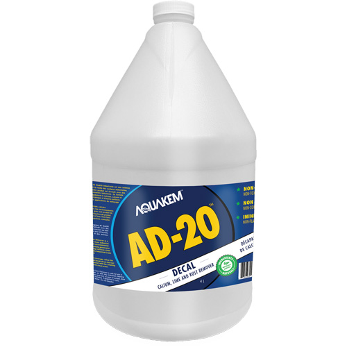 D&eacute;tachant &eacute;cologique de qualit&eacute; industrielle pour le calcium, chaux et rouille AD2 Decal &eacute;tiquette blanche, Cruche St. Lawrence Industrial & Safety Supply