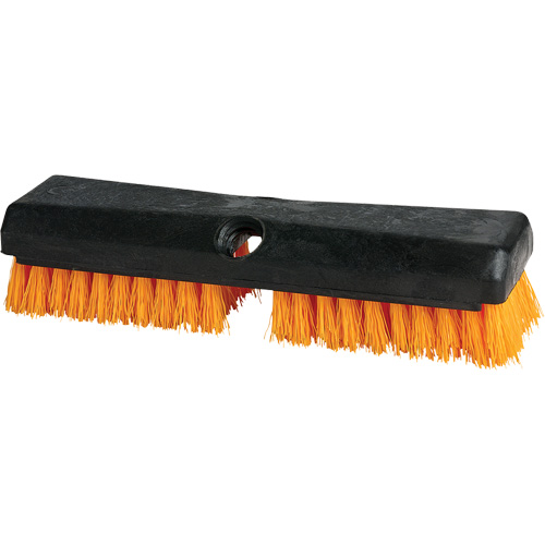 Cleaning Brush, 10" L, Polypropylene Bristles, Black/Red St. Lawrence Industrial & Safety Supply