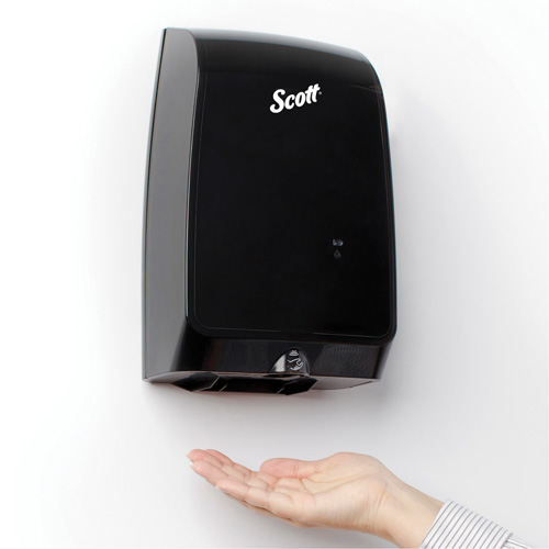 Distributeur Pro &eacute;lectronique de produits pour soins de la peau, Sans contact, Capacit&eacute; de 1200 ml, Format Cartouche de recharge St. Lawrence Industrial & Safety Supply
