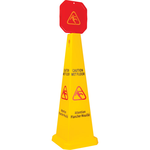 Wet Floor Safety Cone Topper, Pictogram St. Lawrence Industrial & Safety Supply